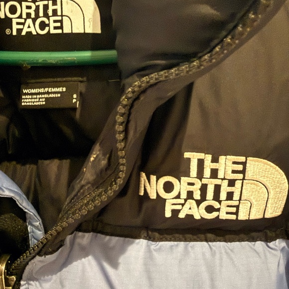 The North Face Black and Blue Retro Nuptse Down Jacket - Picture 4 of 4